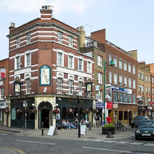 Londyn, ulice dzielnicy Shoreditch